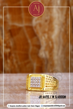 22 CT Mens Gold Ring By Anupama Jeweller..