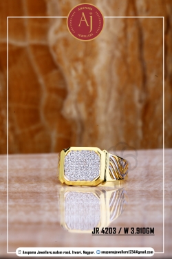 22 CT Mens Gold Ring By Anupama Jeweller..