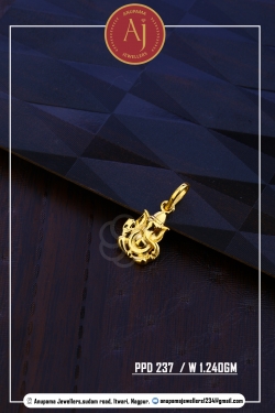 22 CT Gold Pendent By Anupama Jewellers