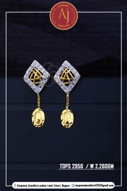 22 CT Drops Earring By Anupama Jewellers