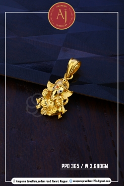 22 CT Gold Pendent By Anupama Jewellers