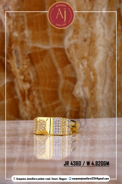 22 CT Mens Gold Ring By Anupama Jeweller..