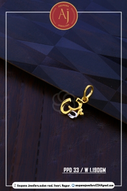 Gold Om Pendant