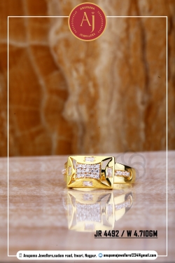 22 CT Mens Gold Ring By Anupama Jeweller..